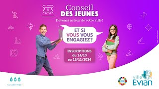 Le conseil des jeunes se renouvelle  à vous de jouer [upl. by Dnalevets853]