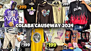 Colaba Causeway 2024  Everything under ₹199 Baggy jeanscargotshirt  Fashion Street Mumbai [upl. by Rugg356]