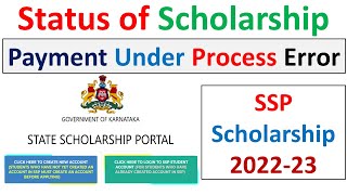 SSP SCHOLARSHIP KARNATAKA 202324 FRESHRENEWAL HOW TO APPLY  SSP SCHOLARSHIP 202324 APPLY ONLINE [upl. by Adnolay]