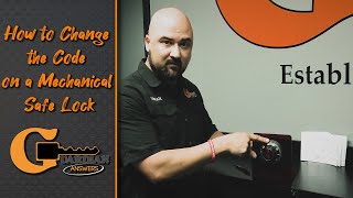 How to Change the Code on a Mechanical Safe Lock  Guardian Answers 16 [upl. by Eveleen]