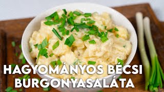 Hagyományos bécsi burgonyasaláta 🥔🧈  Mindmegettehu [upl. by Eisenhart]