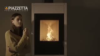 Piazzetta Infinity Plus Line the new hybrid wood and pellet stoves [upl. by Colon420]