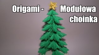 Origami  Modułowa choinka [upl. by Notlrahc361]