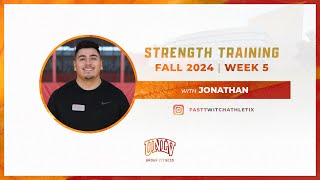 Jonathan Strength Training Week 5 Fall 2024 [upl. by Nolyad891]