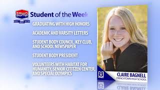 Student of the Week Claire Bagnell [upl. by Ylac273]