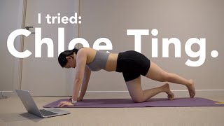 the 2 week CHLOE TING shred challenge My honest thoughts 💭 [upl. by Mecke]