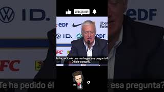 El dardo envenenado de Deschamps por una pregunta de Mbappé“ mbappe [upl. by Ellives]