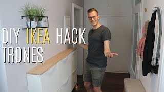 DIY Ikea TRONES Hack TRONES Schuhschrank aufhübschen  Hausprobiert [upl. by Celene]