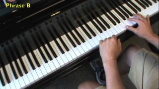 The Entertainer Section 1 piano lesson [upl. by Ellennej]