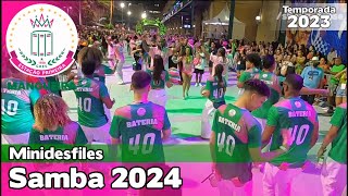 Mangueira 2024 ao vivo  Minidesfile na Cidade do Samba MD24 [upl. by Mahgem739]