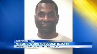 Authorities search for missing work furlough inmate [upl. by Procto]