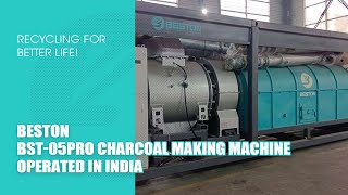 Successfully Make Biochar from Peanut Shells in India [upl. by Spearman]