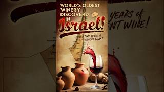 Worlds Oldest Winery Found in Israel history israel [upl. by Anatsirhc]