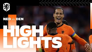 What a way to start 2022 😍  Highlights Nederland  Denemarken [upl. by Case]