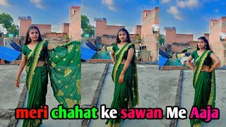 Meri chahat ke Sawan me Aaja Bhig le piya ll sawan special dance ll Sandhya dancer [upl. by Alessig]