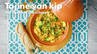 Tajine van kip met gekonfijte citroen  Recept  Allerhande [upl. by Ashjian546]