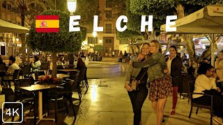 Elche at 9 pm City Tour of Elche Spain at Night [upl. by Nagap]