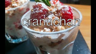 Cranachan classic Scottish dessert raspberries oats whiskey honey and cream [upl. by Eeryn]