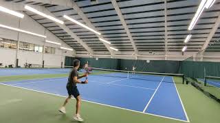 Forehand Cross Court Practice [upl. by Handel]