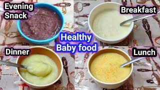 6 Month Baby Food  Weight Gain Baby food Recipes  6 Month To 1 Year Baby Food Recipes chart [upl. by Rosita33]