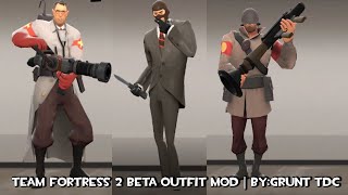 Team Fortress 2 Classic Beta Texture Pack Mod  Made By Grunt TDC [upl. by Noryv]