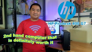 Secondhand computer that is worth it HP Prodesk 400 G7  JK Chavez [upl. by Esiuqram377]