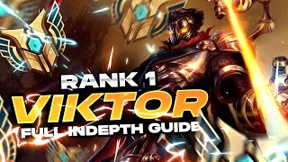 HOW TO PLAY VIKTOR  FULL INDEPTH GUIDE  RANK 1 CHALLENGER MID [upl. by Cindra230]