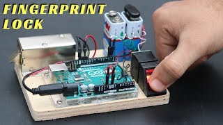 How to Make Fingerprint Door Lock at Home [upl. by Maitland]