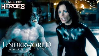 Selene VS The Purge Troopers  Underworld Awakening  Hall Of Heroes [upl. by Inig]