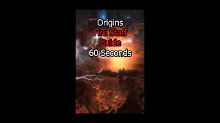 ORIGINS FIRE STAFF 60 SECONDS GUIDE [upl. by Fanya941]