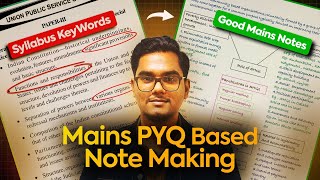 Quality of your Notes decides the Quality of your Answers amp your Rank  Learn PYQbased Note Making [upl. by Giacomo]