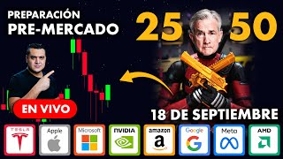 El Recorte MAS Importante FED Jerome Powell Plan NVDA TSLA AAPL MSFT AMZN META GOOGL [upl. by Felicity]