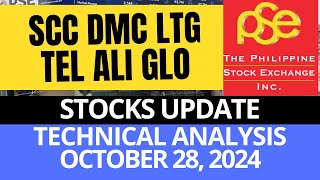 SCC  DMC  LTG  TEL  ALI  GLO  PSE TECHNICAL ANALYSIS STOCK MARKET [upl. by Mera]