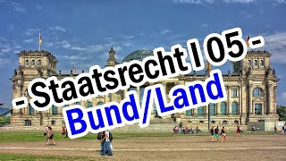 Staatsrecht I 05  Das Verhältnis zwischen Bund und Ländern  Art30 GG [upl. by Meelas]