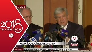 AMLO da conferencia para informar sobre el NAIM [upl. by Lindi946]