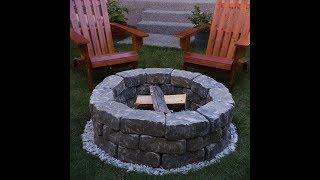 DIY Fire Pit How To Build A Backyard Fire Pit In 7 Steps  Zillow [upl. by Ayyn]