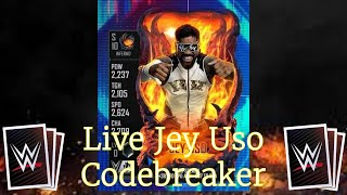 Live Jey Uso Codebreaker  WWE SuperCard [upl. by Aihsad350]