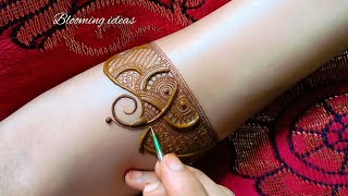 Full hand gorgeous mehndi design  Wedding special bridal mehndi design  Floral mehndi art [upl. by Kendall659]