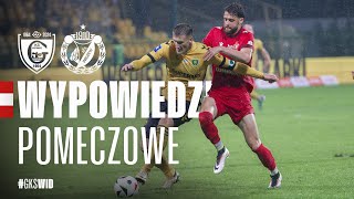 Wypowiedzi po meczu GKS Katowice  Widzew Łódź 22 [upl. by Oiragelo]