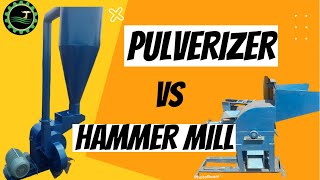 DIFFERENCE BETWEEN A PULVERIZER AND HAMMER  importance of Pulverizer in fish feeds production [upl. by Lled82]