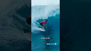 Alonso Correa clasificó a cuartos de final del surf masculino en París 2024  VERTICAL [upl. by Ocsicnarf]