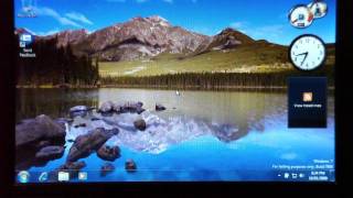 Acer Aspire One Windows 7 Beta Build 7000 [upl. by Nogam]