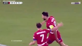 Aleksandar Mitrovic Amazing Goal Serbia vs Switzerland 20 All Goals and Extended Highlights [upl. by Baruch521]