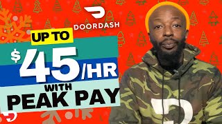 5 Tips Extra 15hr Using Doordash Peak Pay [upl. by Burack]