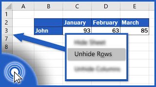 How to Unhide Rows in Excel [upl. by Norad]