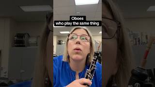 Oboes  always forgotten about band banddirector oboe flute clarinet doublereed bandteacher [upl. by Esidarap]