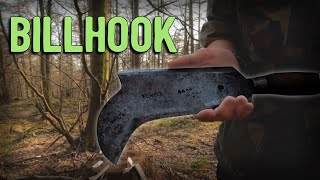 My Vintage Elwell Billhook  The Bushcraft Chopper [upl. by Analem]