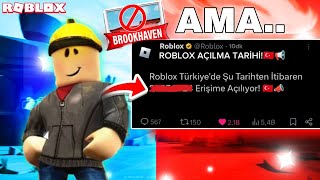 ROBLOX AÇILMA TARİHİ VERİLDİ BROOKHAVEN YASAKLANIYORSON DAKİKA [upl. by Elyad]