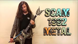 SCAM 1992 Theme song Heavy Metal Version Guitar Cover  by Malhar Godbole [upl. by Clayson]