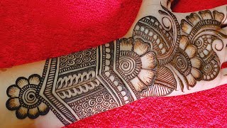 karwa chauth mehndi design full hand  karwa chauth mehndi design simple  mehandi ka design [upl. by Adnarom]